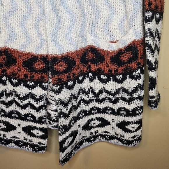 ABERCROMBIE & Fitch Wool and Alpaca blend mixed print sweater Size Small - Picture 8 of 9
